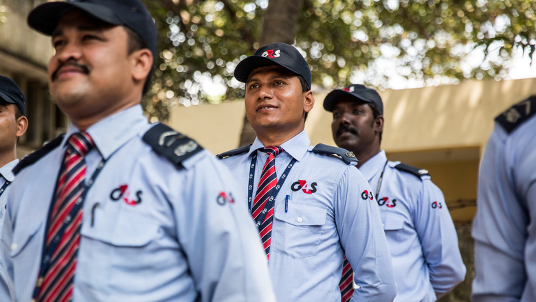 G4S guards in India