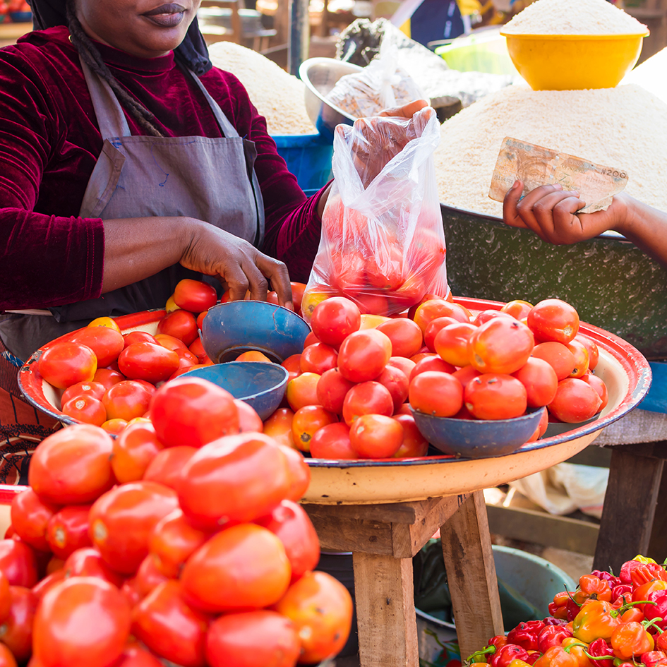 Market in Ghana