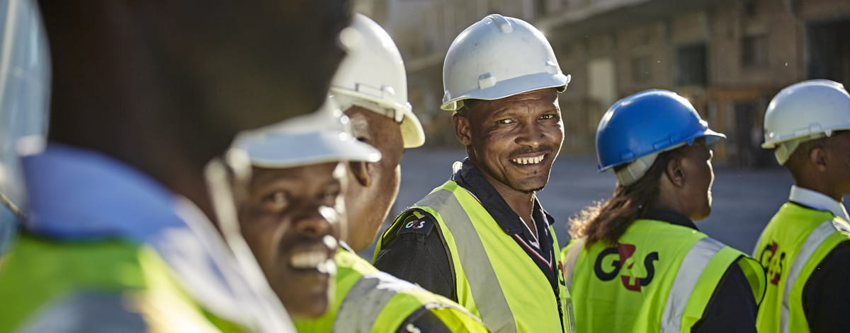 Security Officers at the port in Cape Town, South Africa