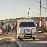 CIT vehicle in Soweto, South Africa