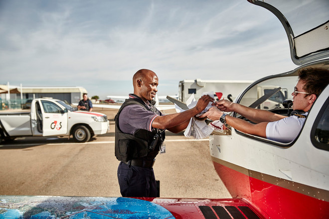 Valuables logistics at airport