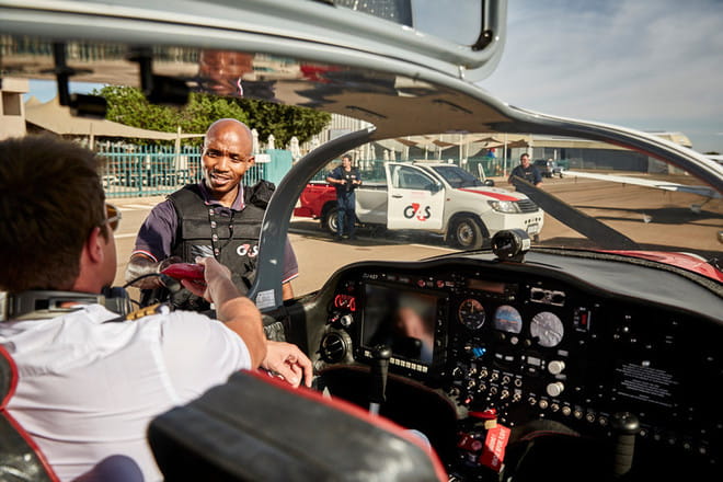 Valuables logistics at airport