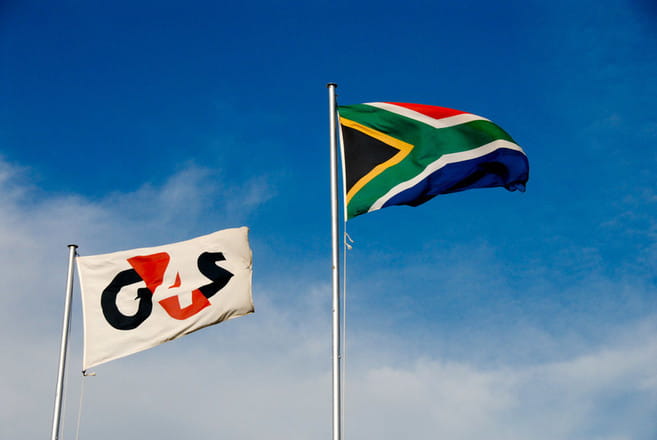 G4S and SA flags
