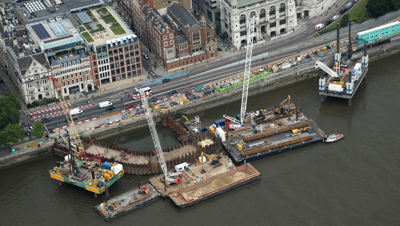 Thames tideway project, London, UK