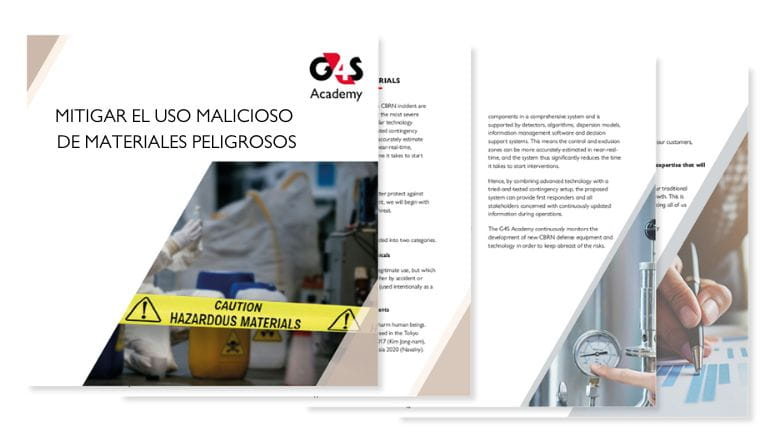 Mitigar el uso malicioso de materiales peligrosos