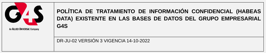 Titulo politica tratamiento