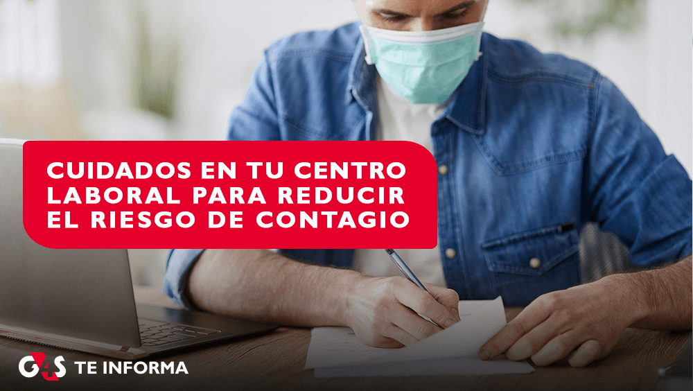 cuidados en tu centro laboral para reducir el riesgo de contagio