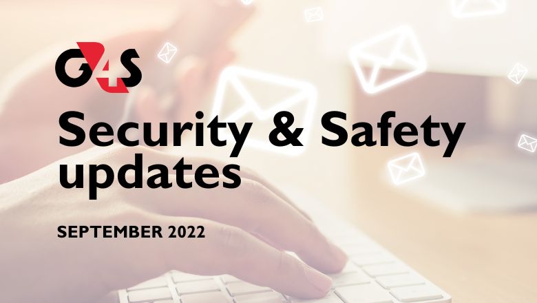 G4S security and safety updates