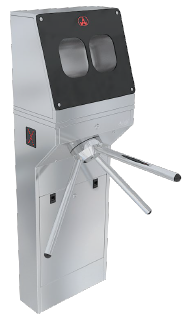 Turniketas su rankų dezinfekcijos funkcija