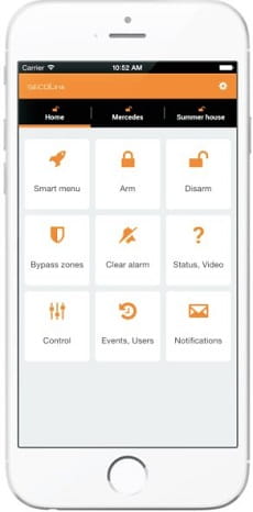Išmanioji apsaugos programėlė SecoLink Pro