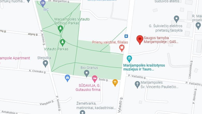 Saugos tarnybos G4S Lietuva Marijampolės padalinys