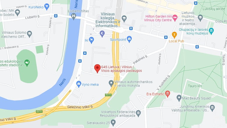 Saugos tarnybos G4S Lietuva Vilniaus padalinys