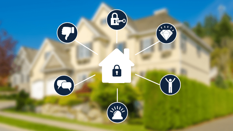 Beschermen woning tegen inbraken