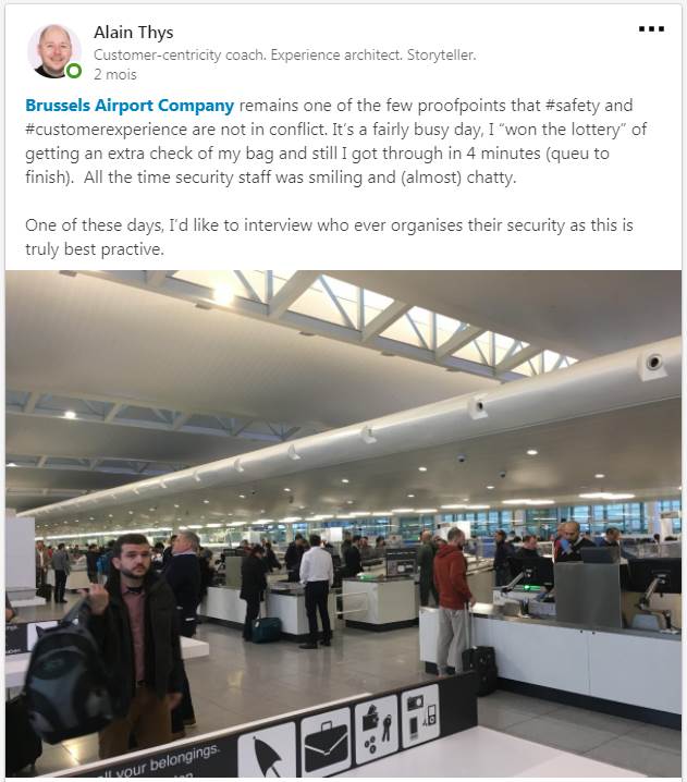 klantbeleving staat centraal bij Brussels Airport