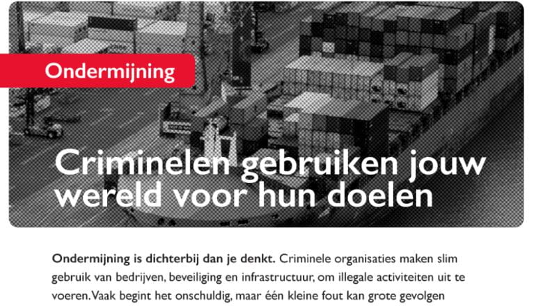 Infographic Ondermijning