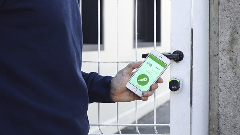 G4S SALTO hek openen smartphone