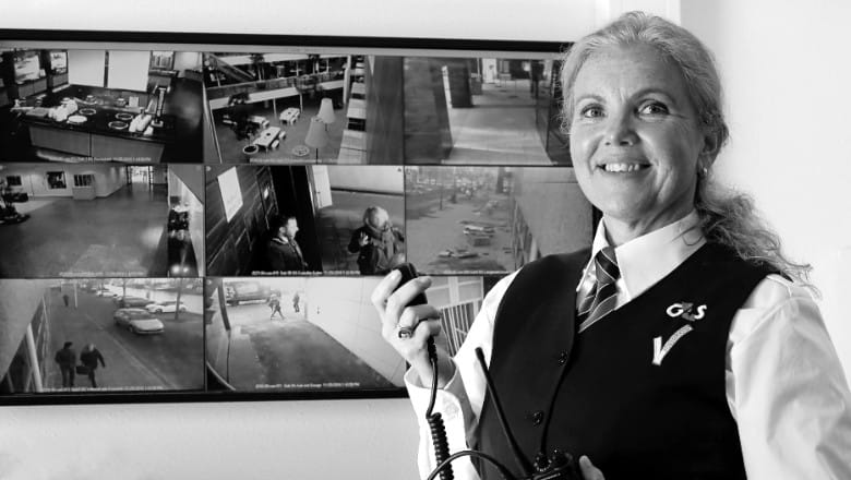 G4S beveiliger portofoon camerabeelden