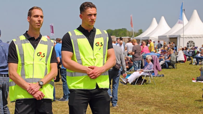G4S toezicht evenemententerrein