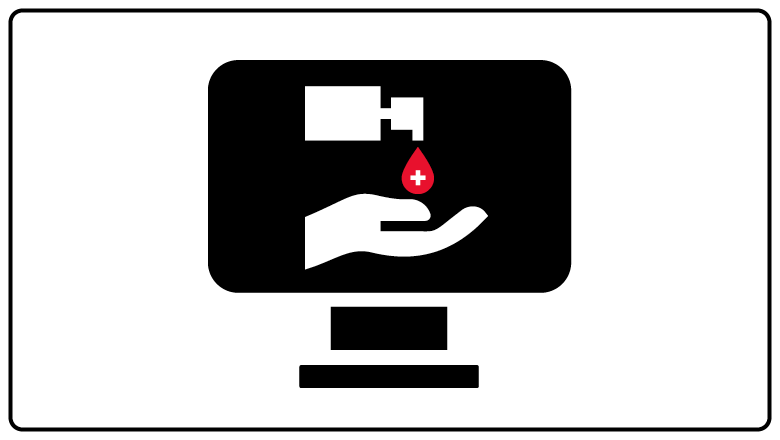 G4S Health Protection - Infodisplay met desinfectiegel