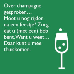 Veiligheidstips feestdagen - niet drinken en rijden