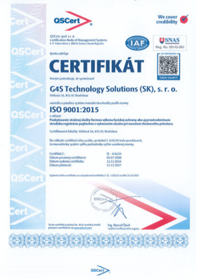 ISO 90012015 tech solutions