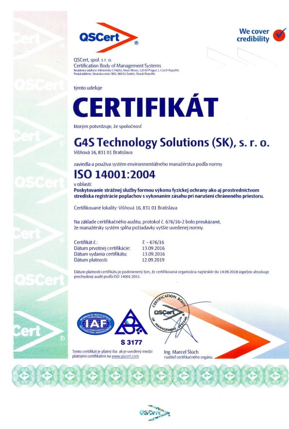 QS Certifikat 